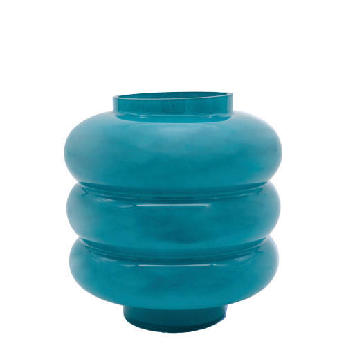 VASE  - Petrol, Basics, Glas (22/23cm)