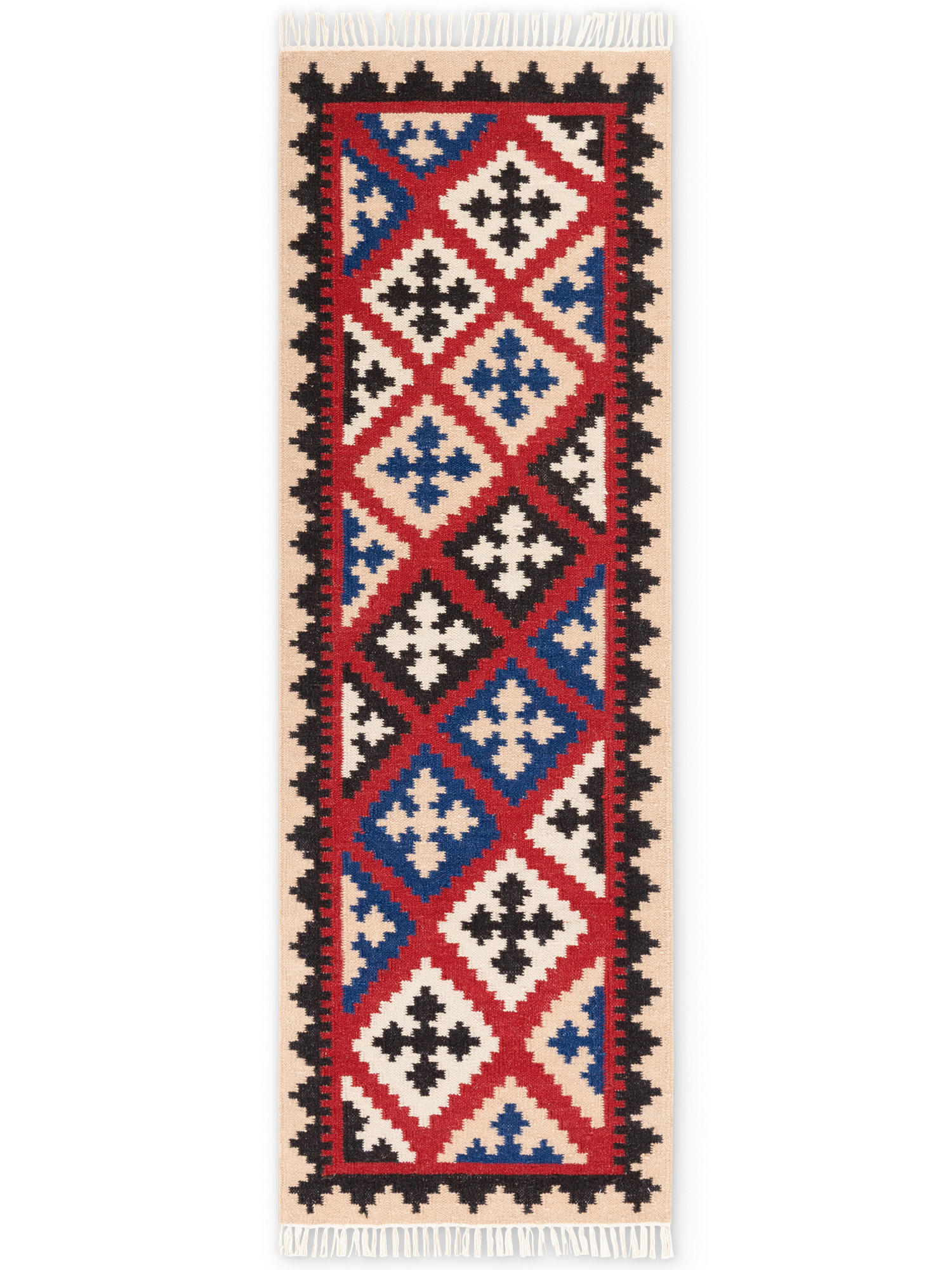 LÄUFER 60/190 cm Kamal  - Multicolor/Creme, Design, Textil (60/190cm)