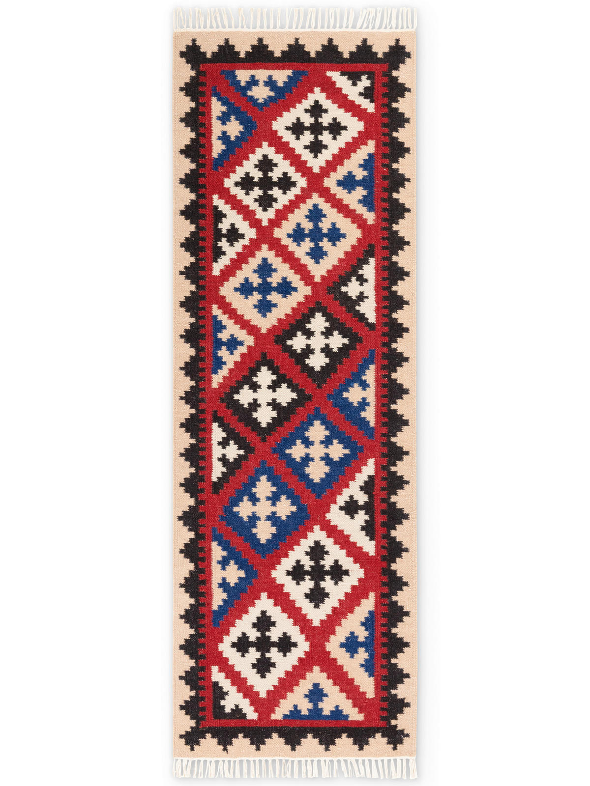 LÄUFER 60/190 cm Kamal  - Multicolor/Creme, Design, Textil (60/190cm)