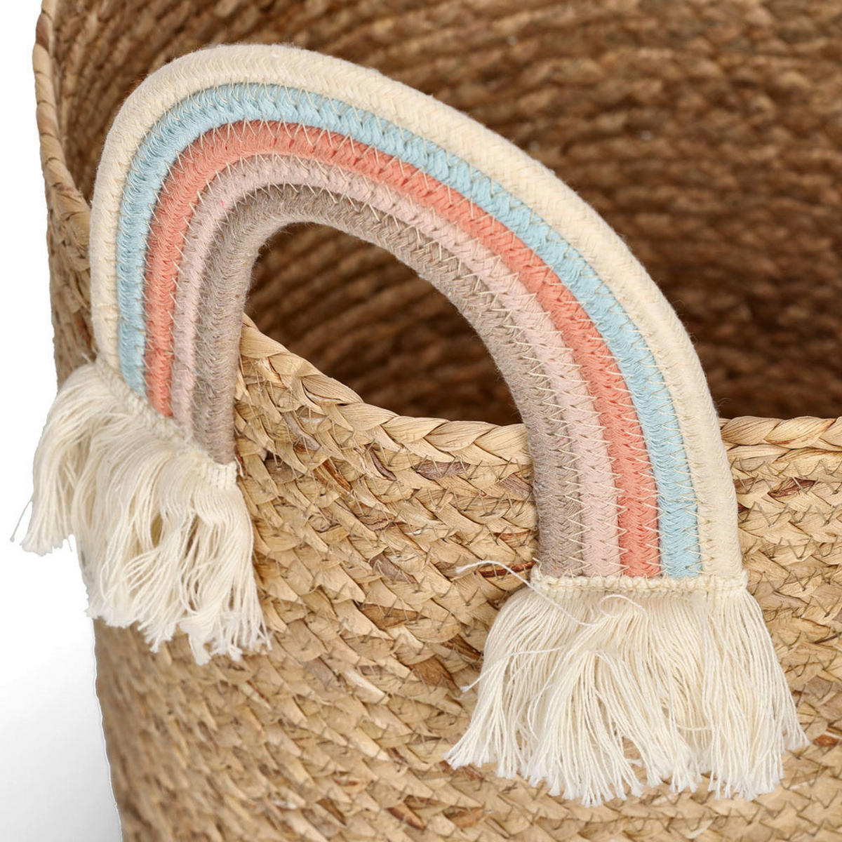 AUFBEWAHRUNGSKÖRBCHEN Rainbow  - Naturfarben, Basics, Textil (35/35/34cm) - Zeller Present