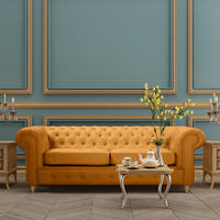SCHLAFSOFA Mikrofaser Bernsteinfarben  - Bernsteinfarben/Braun, Design, Holz/Textil (218/74/91cm) - P & B