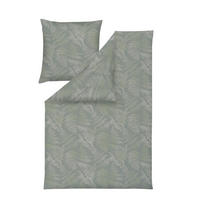 BETTWÄSCHE Atelier Flanell 155/220 cm  - Grün, Design, Textil (155/220cm) - Estella