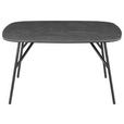 COUCHTISCH Klarglas 75/75/40 cm quadratisch Grau, Schwarz  - Schwarz/Grau, Basics, Glas/Keramik (75/75/40cm) - Xora