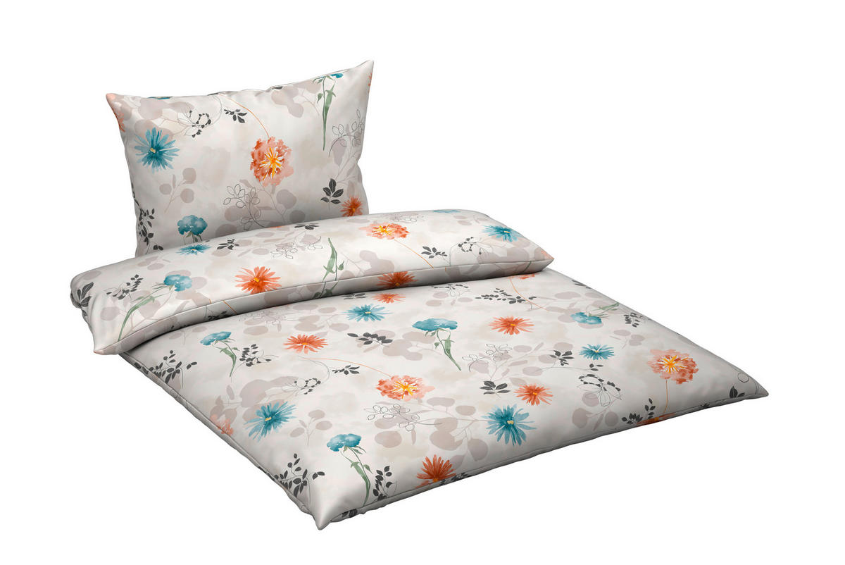 BETTWÄSCHE Satin 140/200 cm  - Grün, KONVENTIONELL, Textil (140/200cm) - Esposa