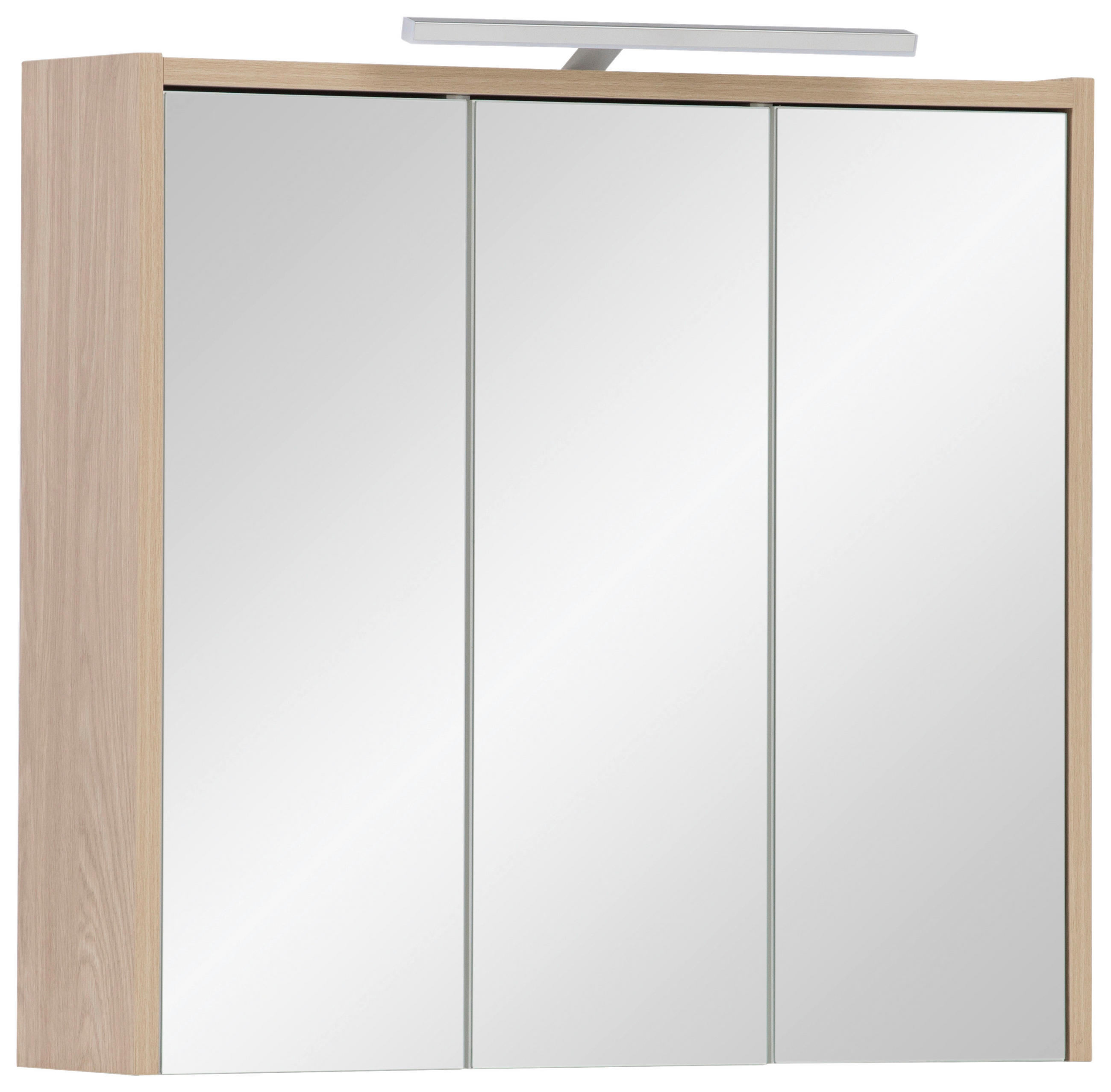 Mid.you Spiegelschrank Juba SPS 650 Eiche 65x64x16 cm