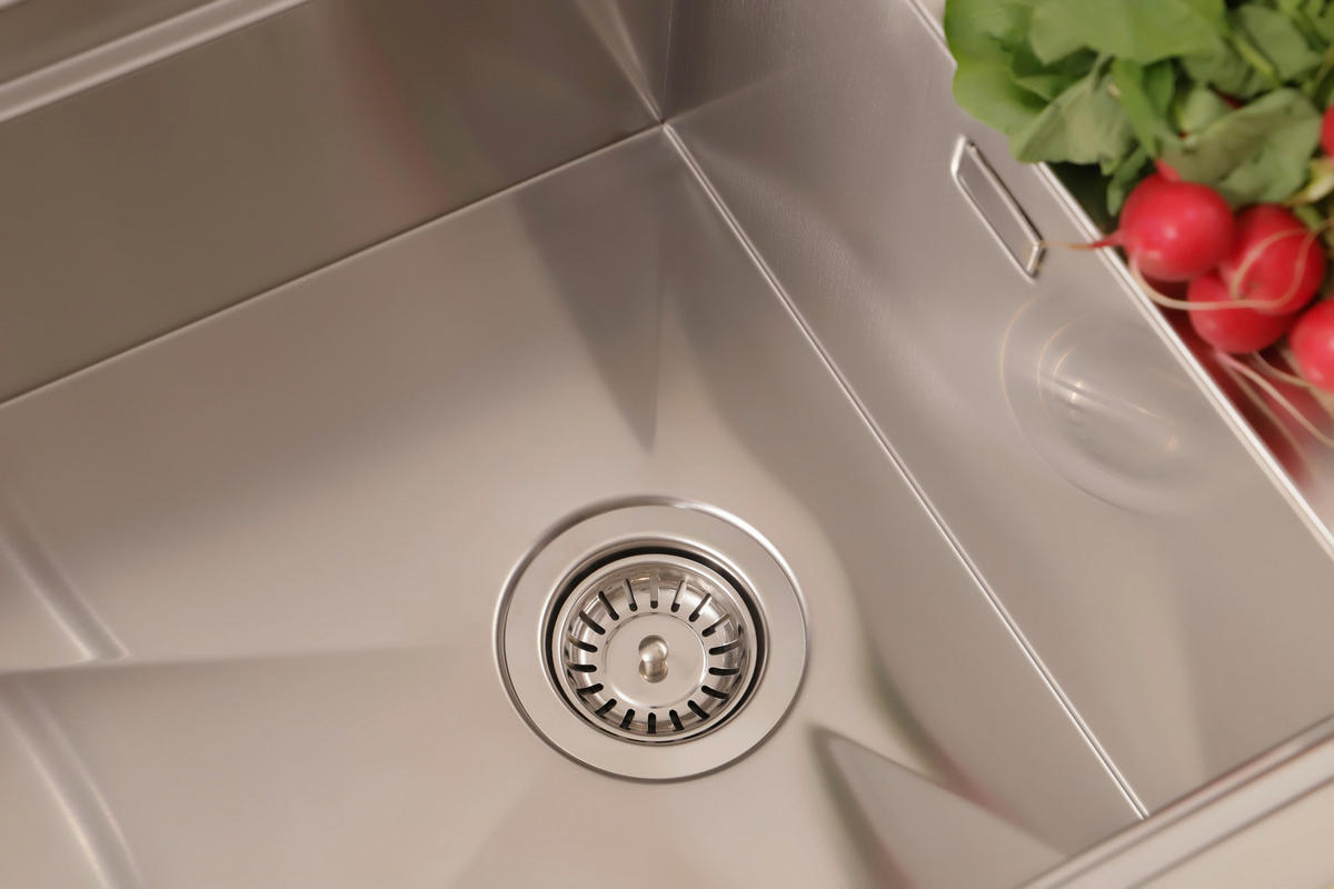 SPÜLE 17502000610484100-80  - Edelstahlfarben, Basics, Metall (61/25,8/48,4cm) - Respekta