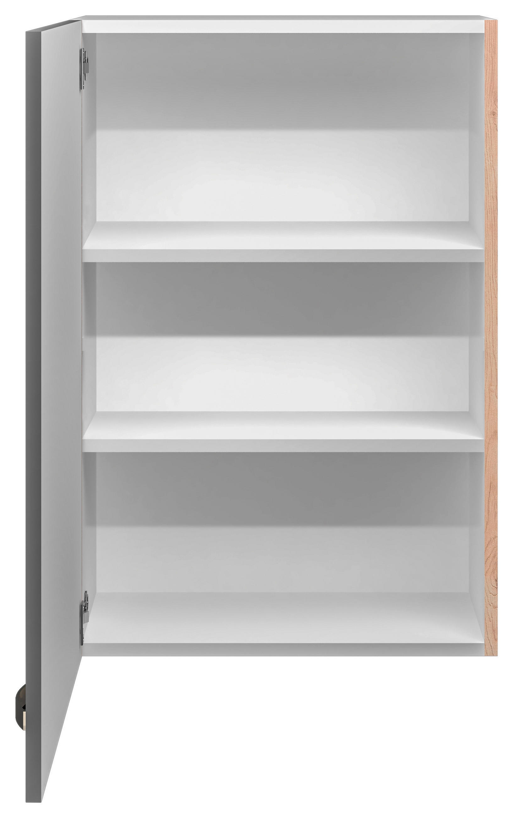 KÜCHENOBERSCHRANK 60/89/32 cm in Dunkelgrau, Eiche San Remo - Edelstahlfarben/Dunkelgrau, MODERN, Holzwerkstoff/Metall (60/89/32cm) - FlexWell