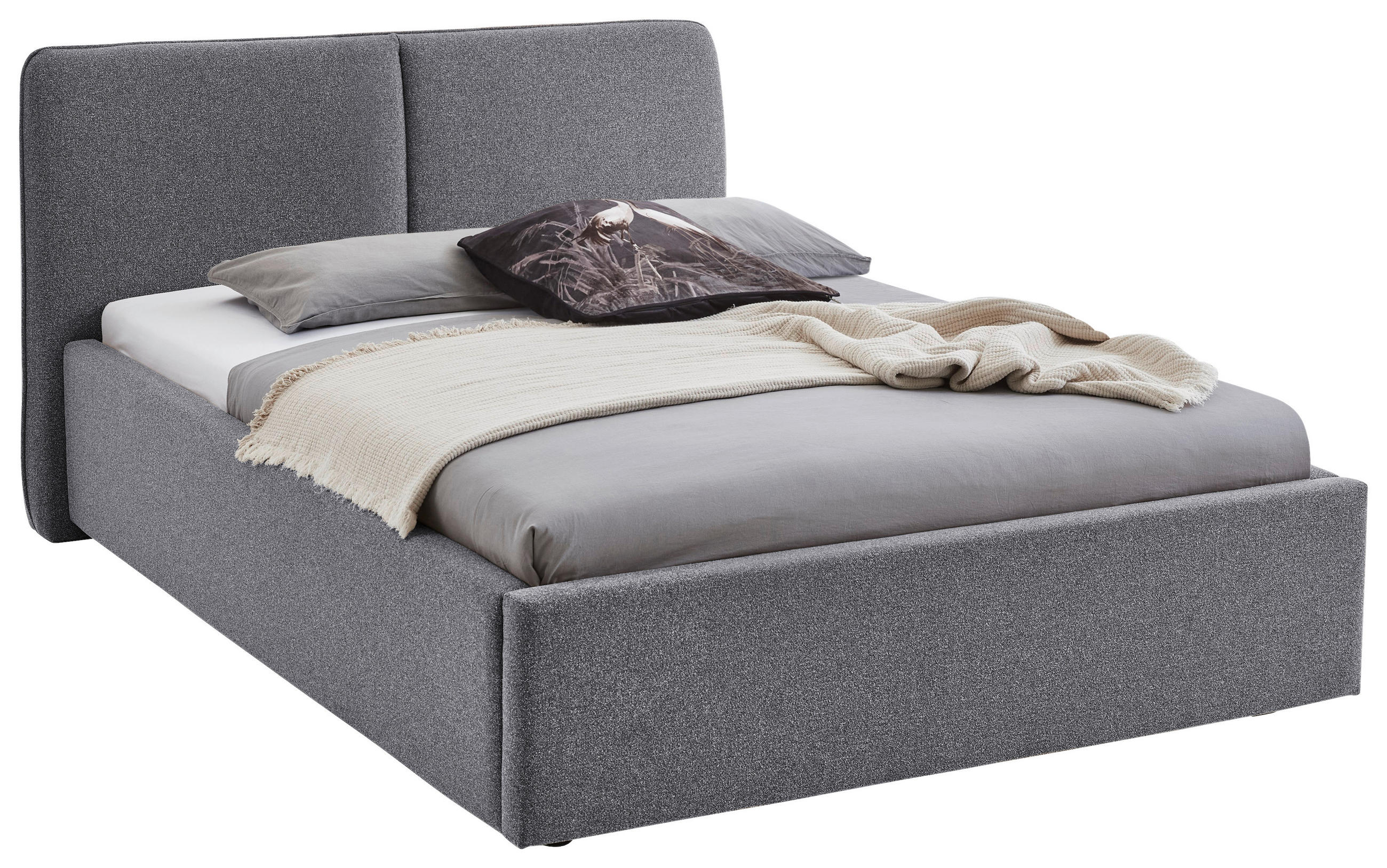 Stylife Polsterbett Grau 140x200 cm