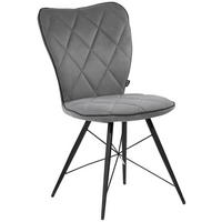 ŽIDLE, šedá - šedá/černá, Design, kov/textil (48/89/62cm) - Hom`in