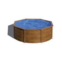 POOL GRE PACIFIC KIT300W - Braun, KONVENTIONELL, Metall (300/300/120cm) - Gre