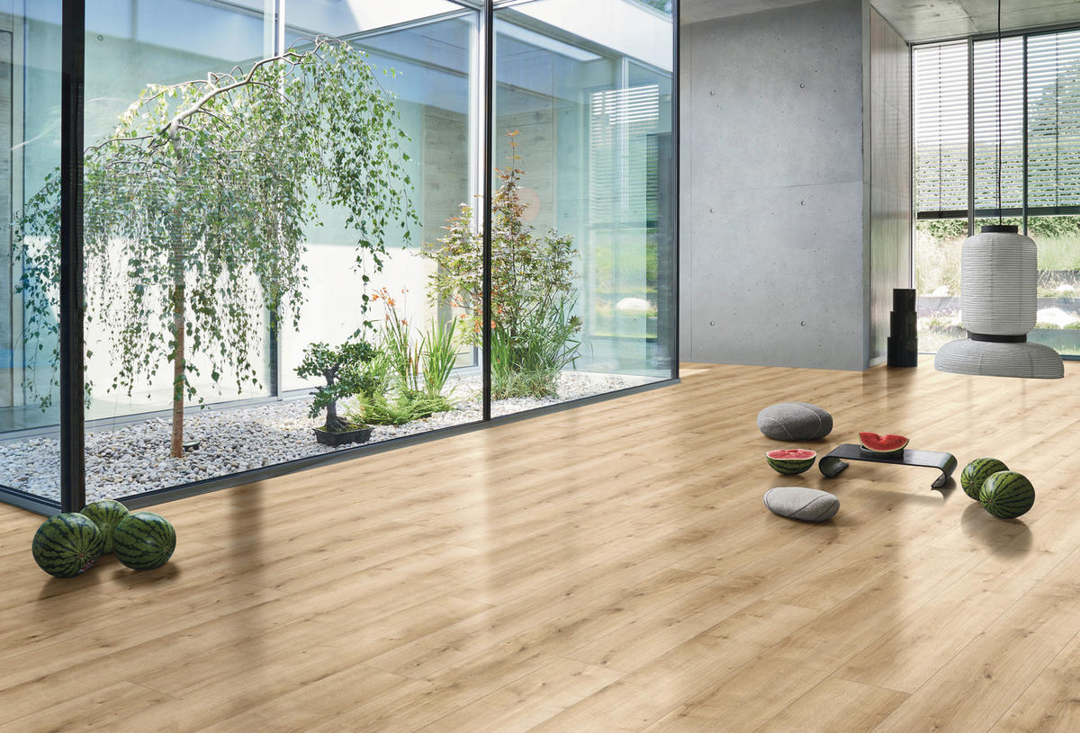 DESIGNBODEN Modular ONE  per  m² - Eichefarben, Design, Holz (220/23.5/0,8cm) - Parador