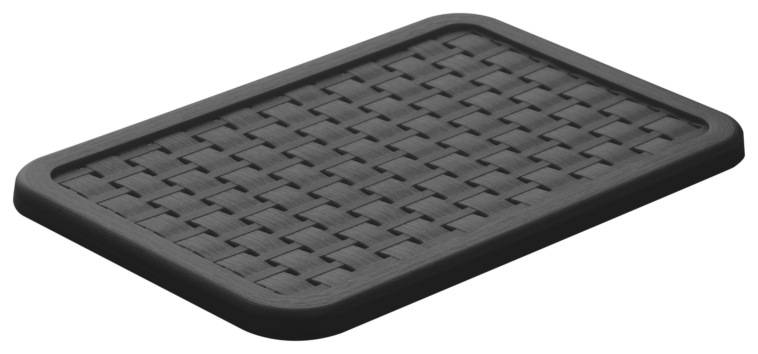 BOXDECKEL - Anthrazit, Basics, Kunststoff (28,4/18,9/0,13cm) - Rotho