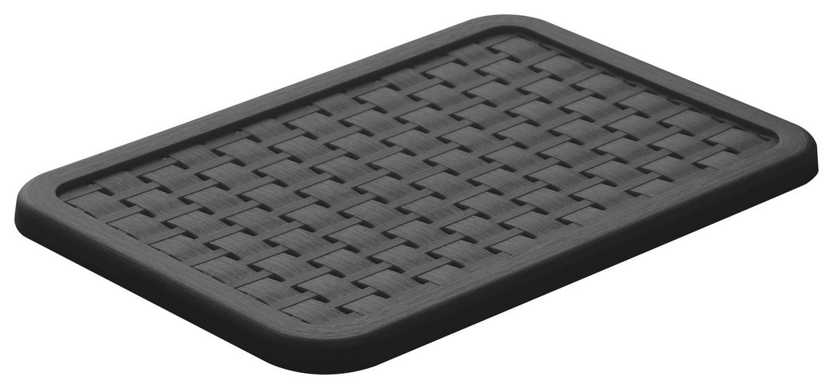 BOXDECKEL - Anthrazit, Basics, Kunststoff (28,4/18,9/0,13cm) - Rotho