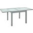 GARTENTISCH Glas, Metall Silberfarben - Silberfarben, Design, Glas/Metall (70(140)/70/75cm) - Ambia Garden GARTENTISCH Glas, Metall Silberfarben - Silberfarben, Design, Glas/Metall (70(140)/70/75cm) - Ambia Garden