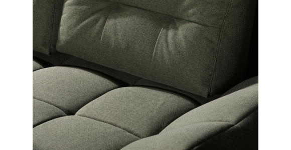 SCHLAFSOFA  in Flachgewebe Grün  - Schwarz/Grün, Design, Textil/Metall (210/92/107cm) - Novel