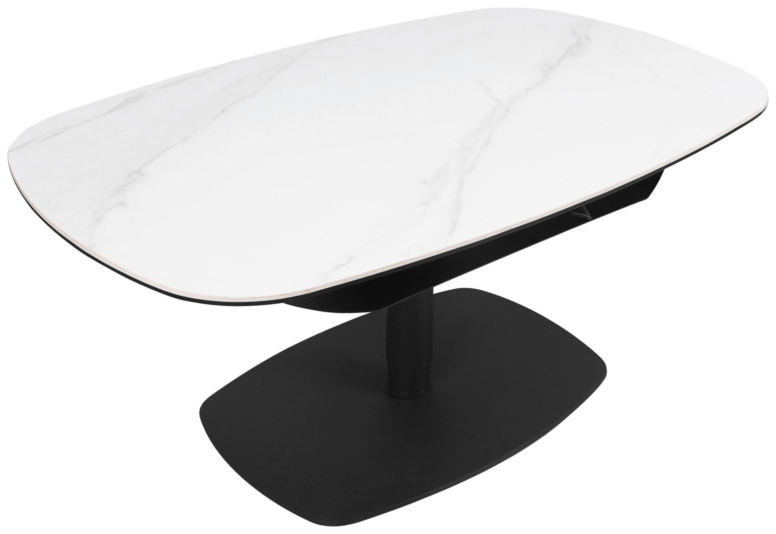 COUCHTISCH ESG 110/70/50-75 cm rechteckig Anthrazit, Weiß  - Anthrazit/Weiß, Design, Glas/Keramik (110/70/50-75cm) - Dieter Knoll