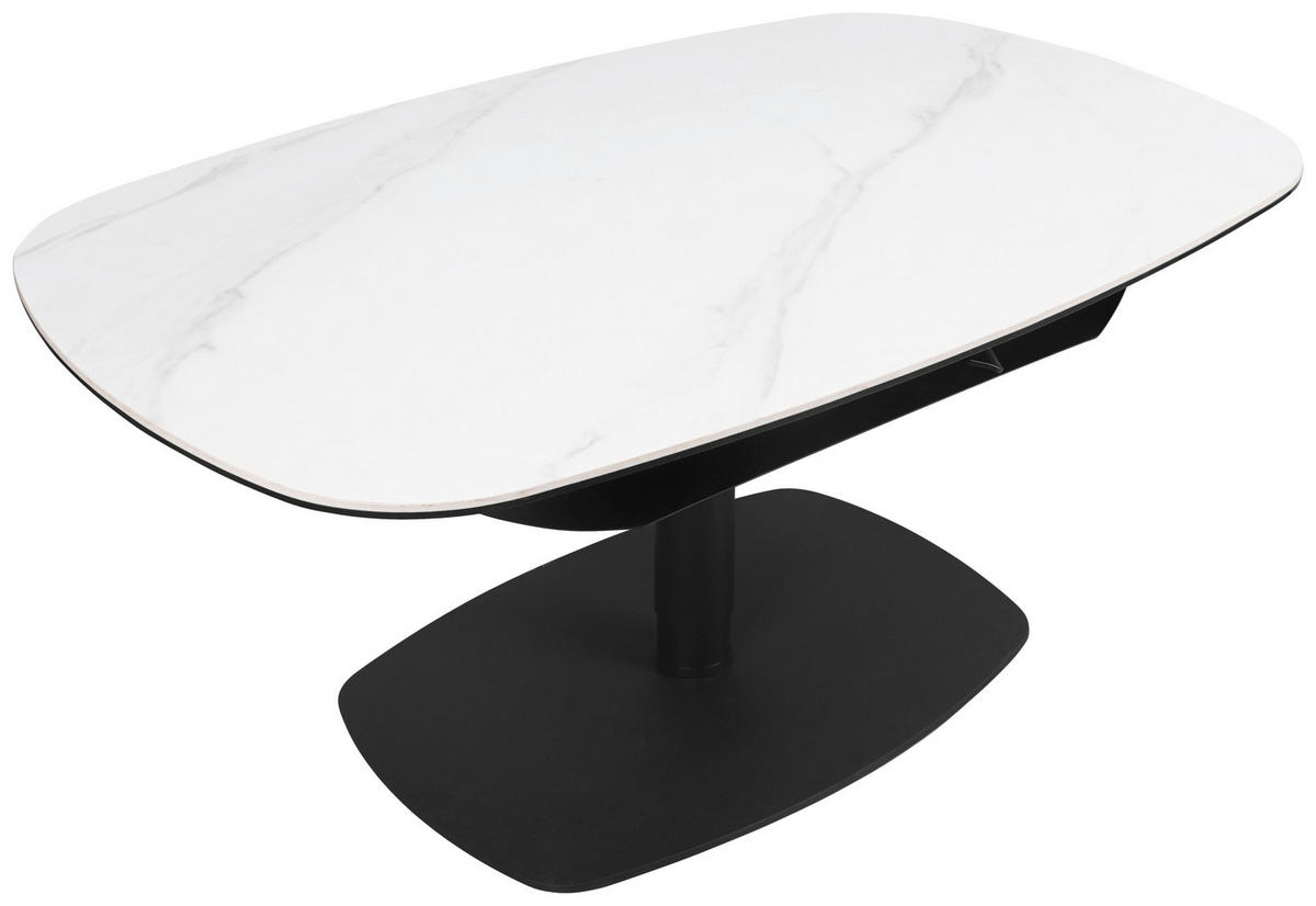 COUCHTISCH ESG 110/70/50-75 cm rechteckig Anthrazit, Weiß  - Anthrazit/Weiß, Design, Glas/Keramik (110/70/50-75cm) - Dieter Knoll
