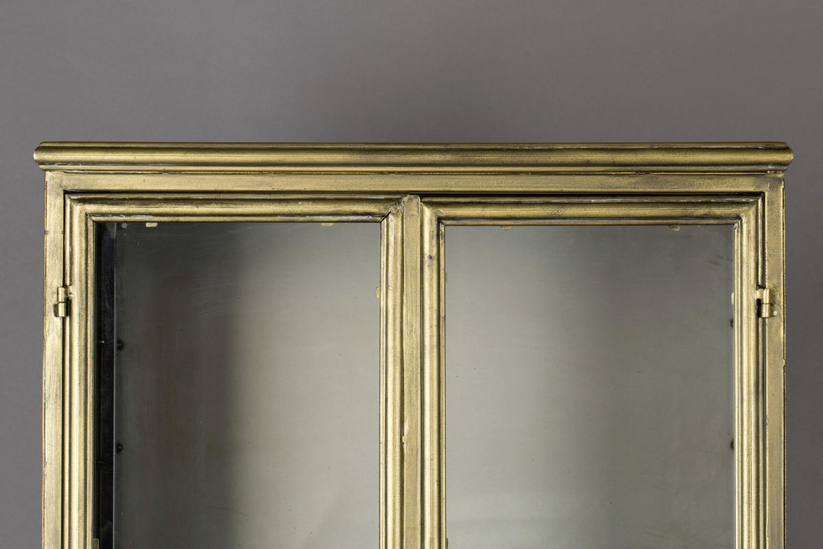 VITRIN sárgaréz  - sárgaréz, Design, Üveg/fém (63,5/184/41,5cm) - Dutchbone