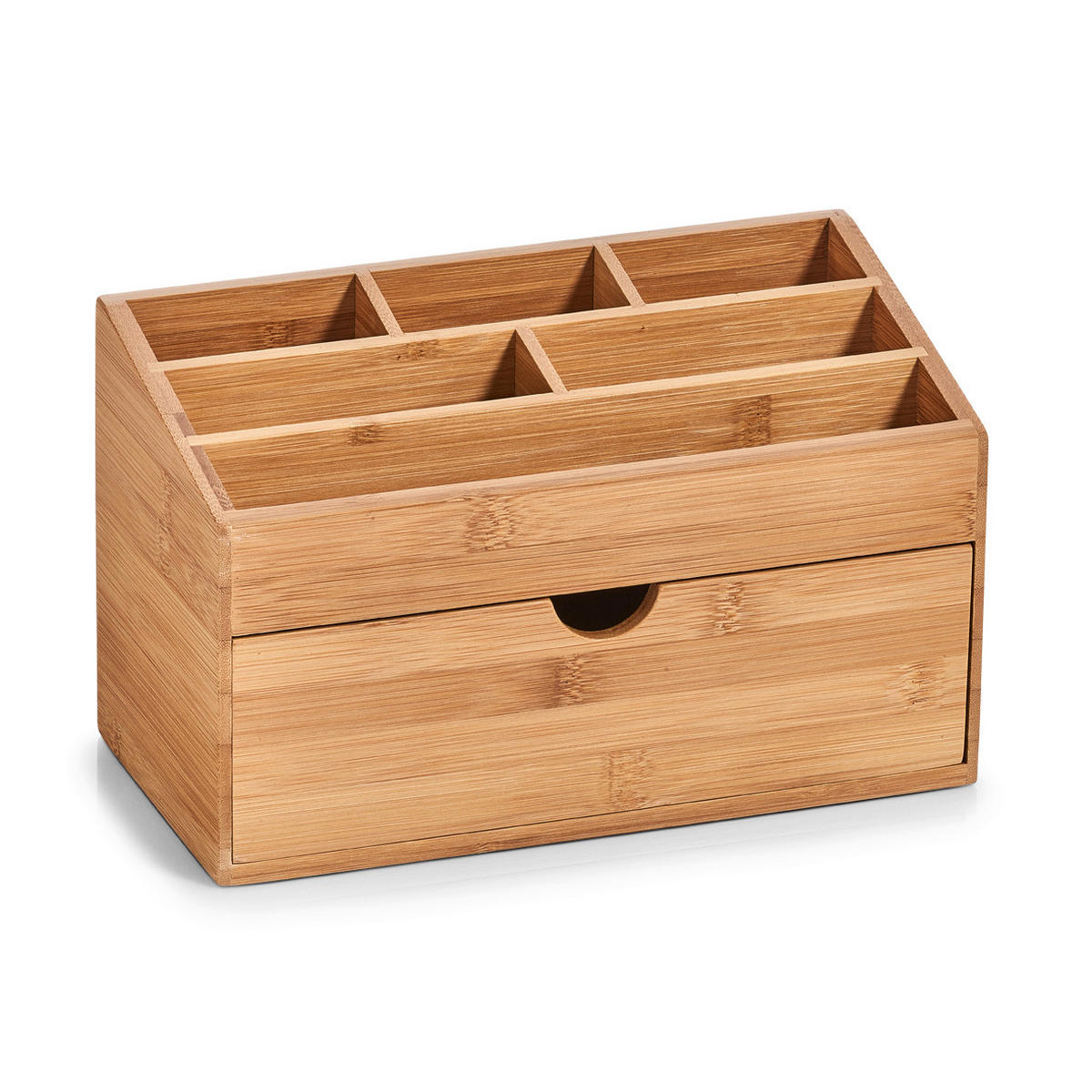 SCHREIBWARENBOX Holz Naturfarben  - Naturfarben, Basics, Holz (25,4/12,5/15cm) - Zeller Present
