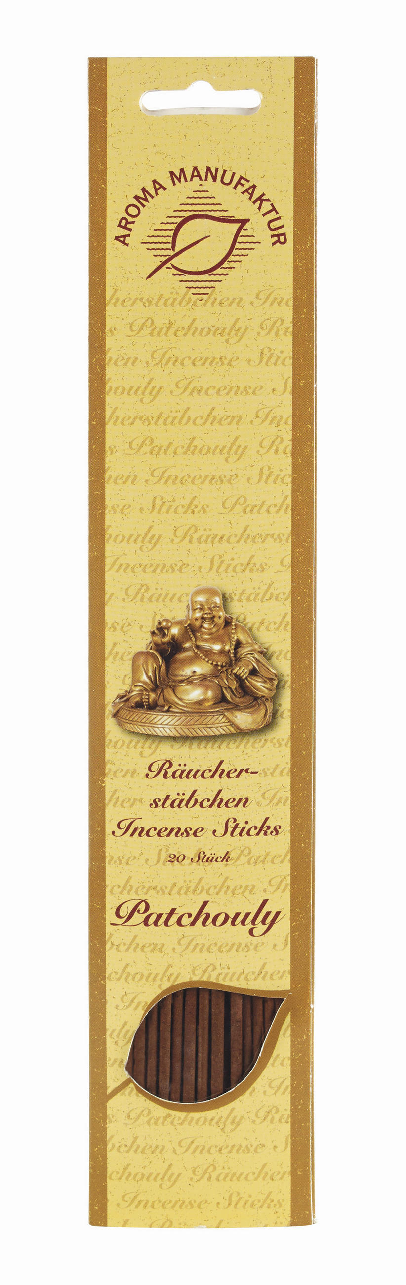 RÄUCHERSTÄBCHEN PATCHOULIDUFT Patschuli  - Naturfarben, Basics, Holz