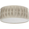 TAKLAMPA PR Home Plissé 45/18 cm  - cremefärgad, Natur, textil (45/18cm)