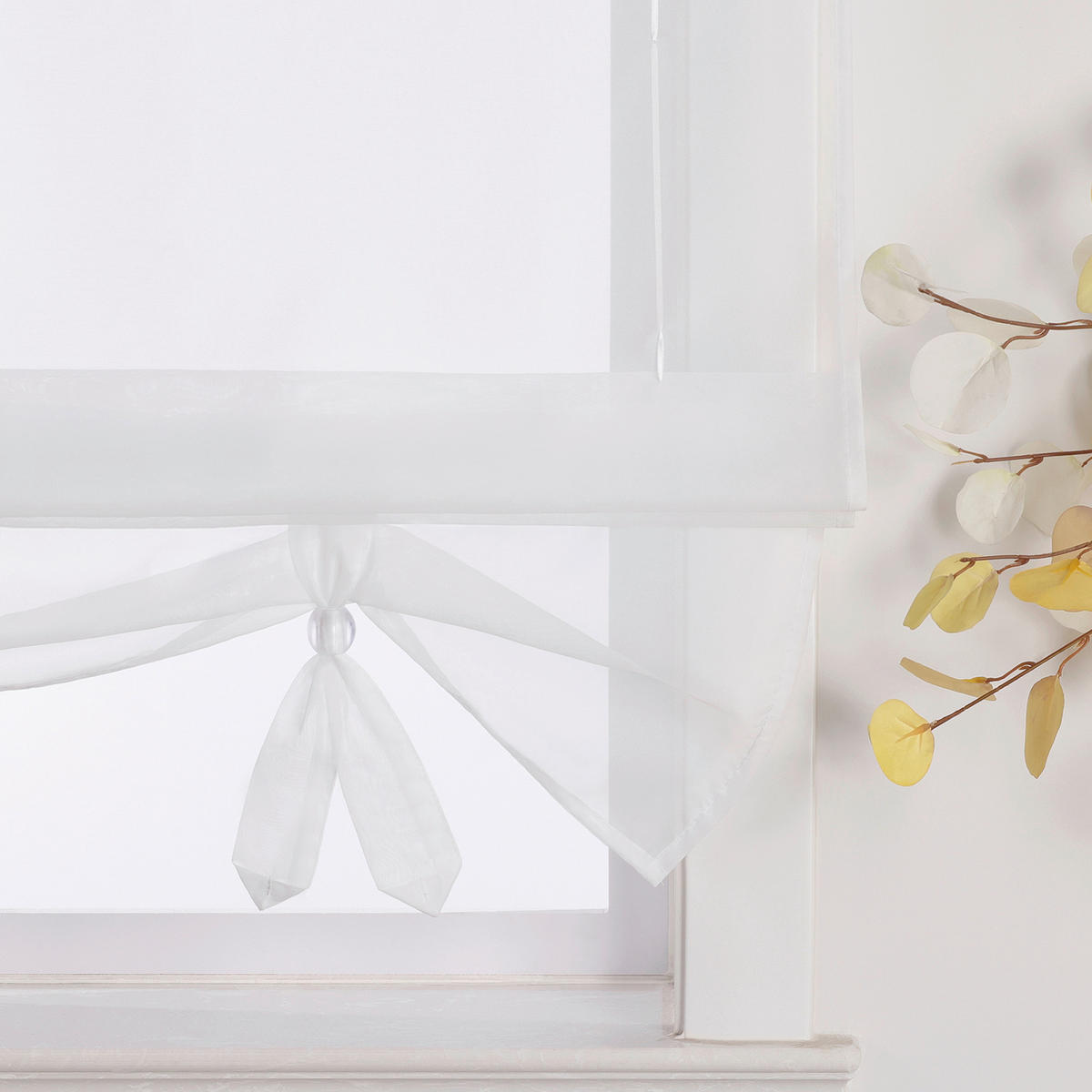 FALTROLLO  transparent  80/155 cm    - Weiß Hochglanz, Basics, Textil (80/155cm)