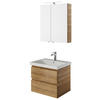 BADEZIMMER  in 60 cm  - Eichefarben/Weiß, KONVENTIONELL, Holzwerkstoff (60cm) - Pelipal