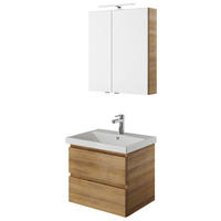 BADEZIMMER  in 60 cm  - Eichefarben/Weiß, KONVENTIONELL, Holzwerkstoff (60cm) - Pelipal