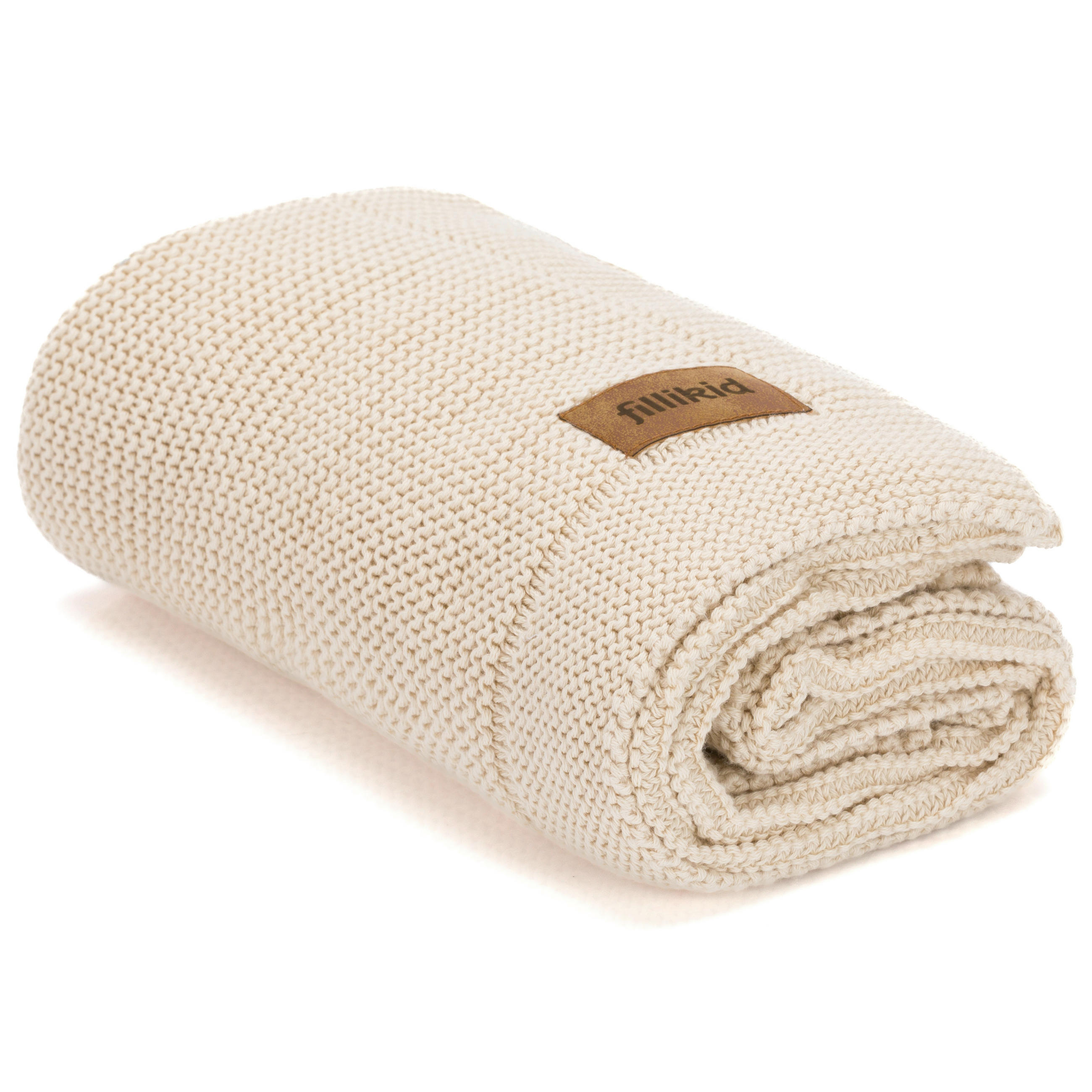 SCHMUSEDECKE  80/100 cm  - Beige, Basics (80/100cm) - Fillikid