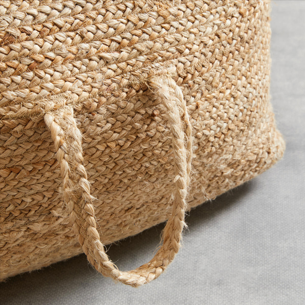 POUF in Beige Textil Beige  - Beige, Modern, Textil (60/35/60cm)