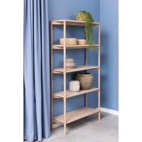 REGAL 86/160/30 cm barve hrasta  - barve hrasta, Trend, leseni material/les (86/160/30cm) - MID.YOU