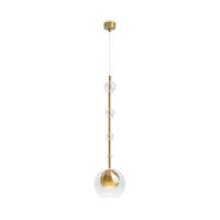 PENDELLEUCHTE Ros 16/362.5 cm  - Messingfarben, Design, Metall (16/362.5cm) - MAYTONI