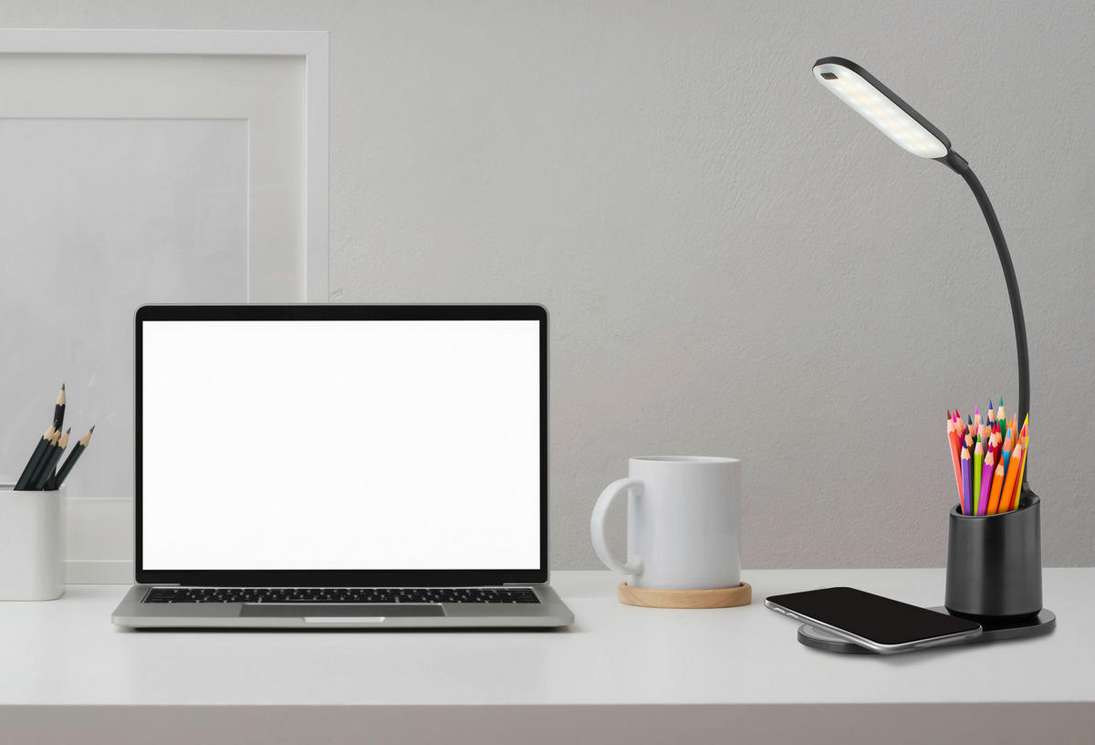 LED LAMPA NA PSACÍ STŮL  - Design (34/8.5/45cm) - Globo