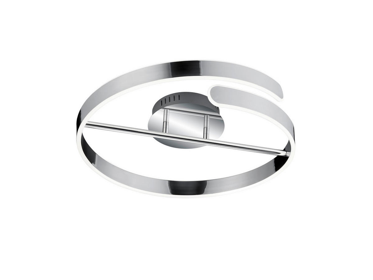 LED-DECKENLEUCHTE  50/13,5 cm    - Chromfarben, Design, Metall (50/13,5cm)