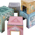 STAPELTURM  - Multicolor, Basics, Papier/Textil (13/55,5/13cm) - My Baby Lou