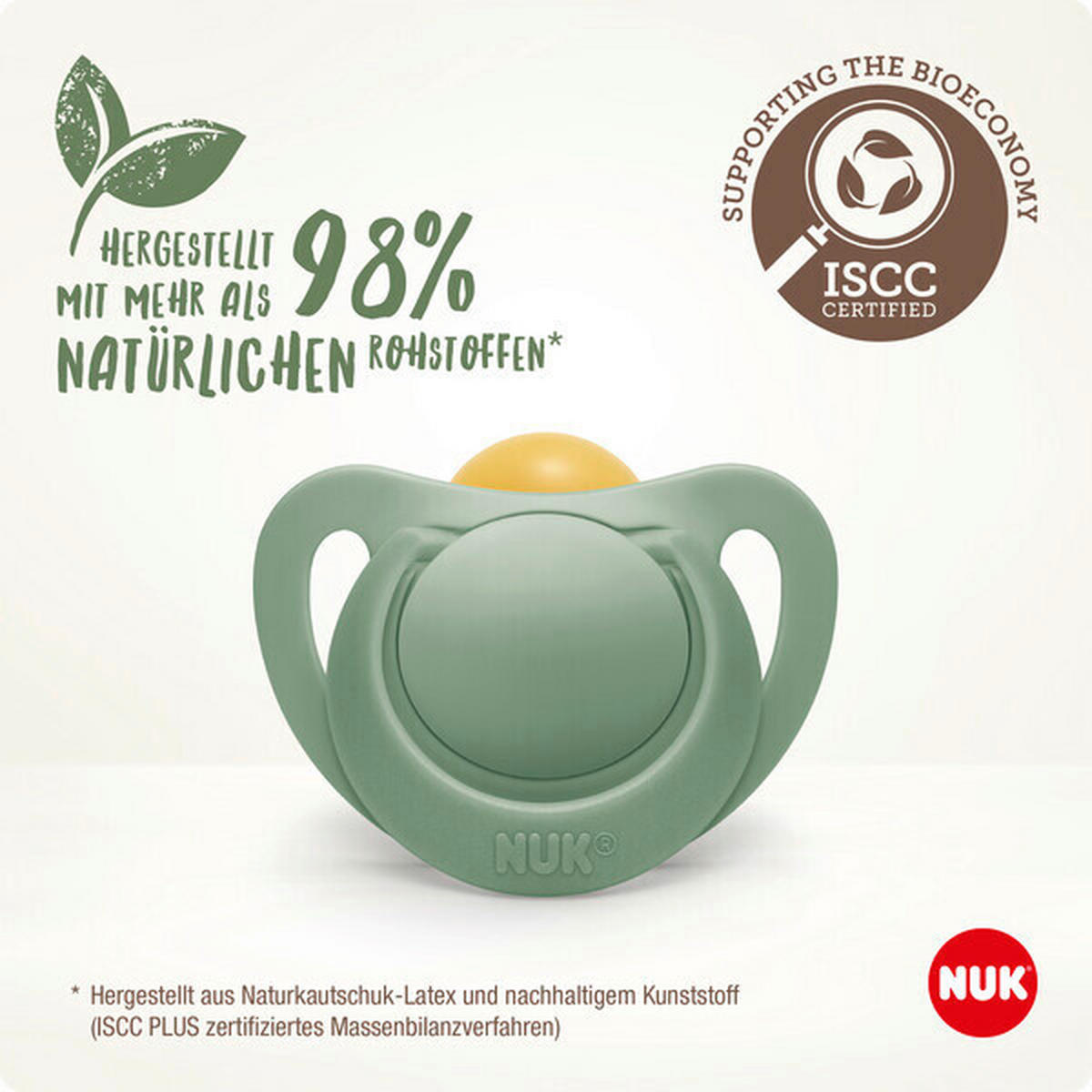 SCHNULLER 0 Monat(e)  - Terracotta/Creme, Basics, Kunststoff (5,3/6/13,5cm) - NUK