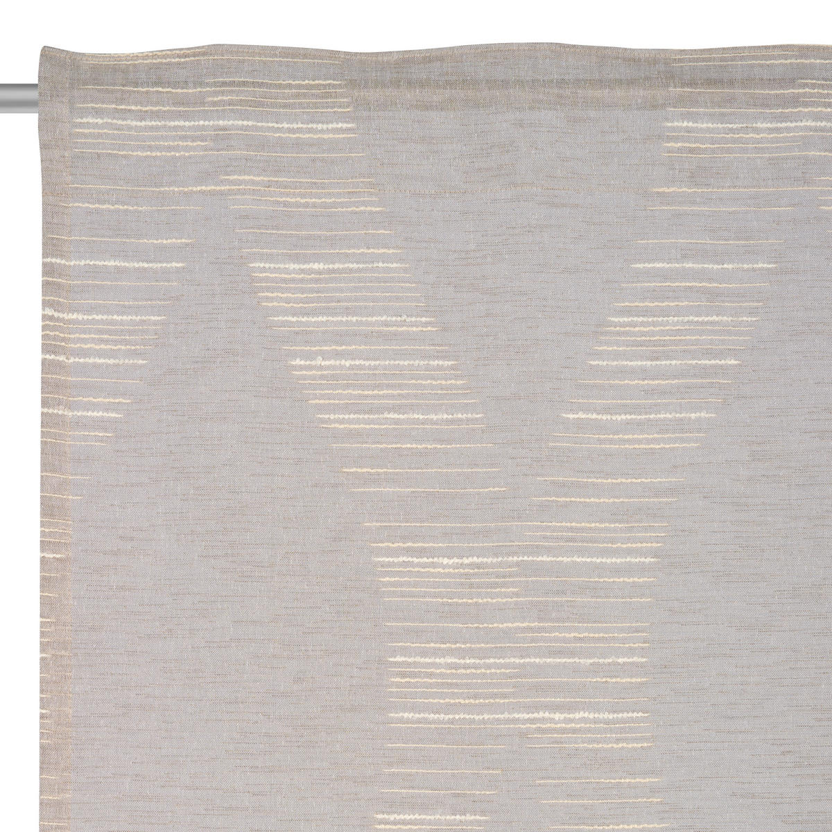 Draperie Confecționată semitransparent  - bej, Natur, textil (140/245cm) - Esposa