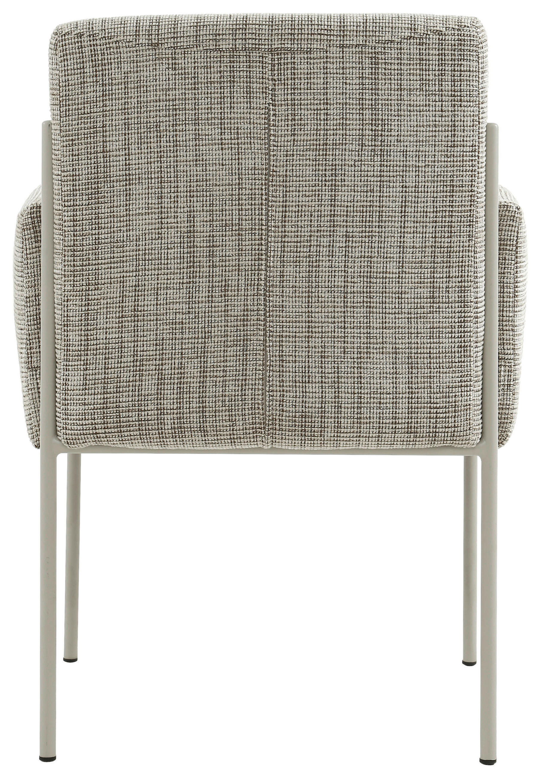 Thumbnail - Novel Armlehnstuhl, Taupe, Metall, Textil, Rundrohr, 62x86x63 cm, Bsci, Stoffauswahl, Esszimmer, Stühle, Esszimmerstühle...