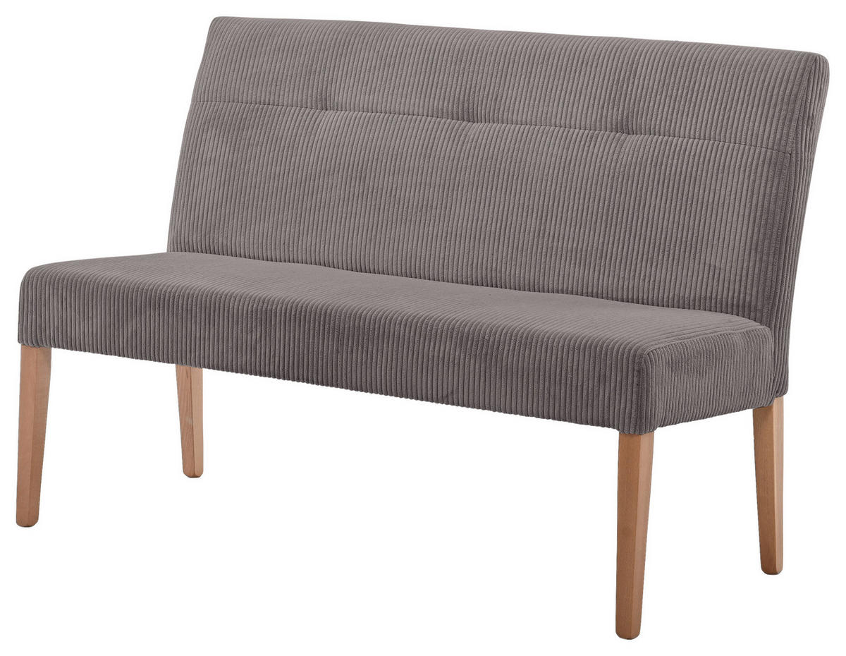 SITZBANK 140/92/66 cm  in Braun, Buchefarben  - Buchefarben/Braun, KONVENTIONELL, Holz/Textil (140/92/66cm) - home24