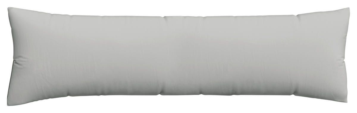 SEITENSCHLÄFERKISSENBEZUG 40/140 cm  - Silberfarben, Basics, Textil (40/140cm) - Schlafgut
