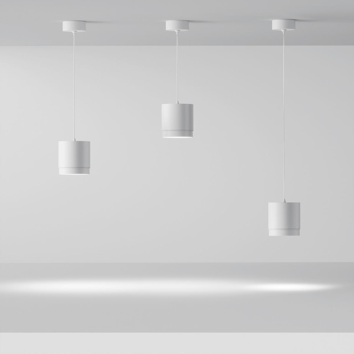 PENDELLEUCHTE Polar 8.2/108.5 cm  - Weiß, Design, Metall (8.2/108.5cm) - MAYTONI