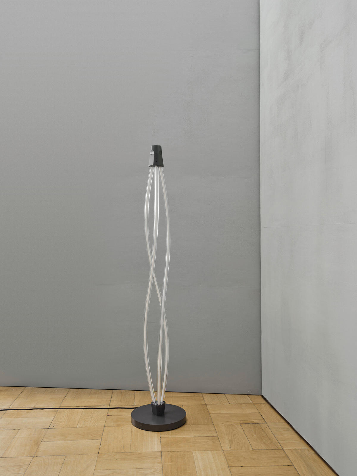 LED-STEHLEUCHTE 26/128 cm    - Dunkelgrau, Design, Kunststoff (26/128cm) - Osram