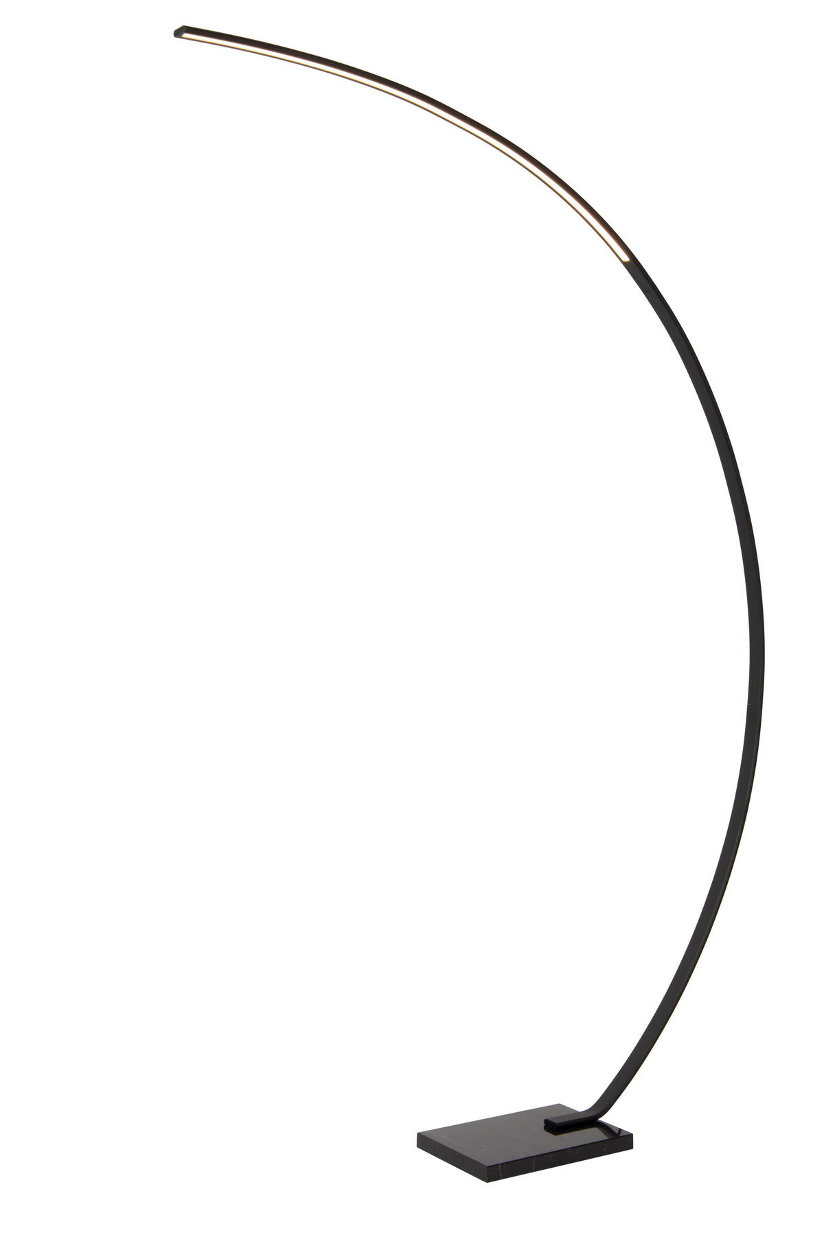 BOGENLEUCHTE 140.4/22/192 cm    - Schwarz, Design, Metall (140.4/22/192cm) - Lucide