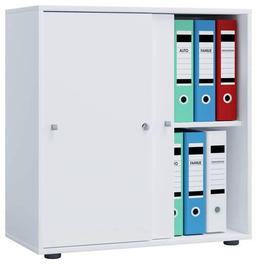 AKTENSCHRANK Weiß  - Weiß, Basics, Holzwerkstoff (70/74/37cm) - MID.YOU