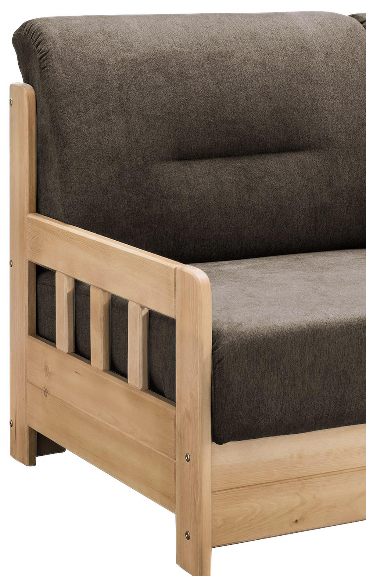 SCHLAFSOFA Mikrofaser Dunkelbraun, Honig  - Dunkelbraun/Honig, LIFESTYLE, Textil (154/88/90cm) - Livetastic