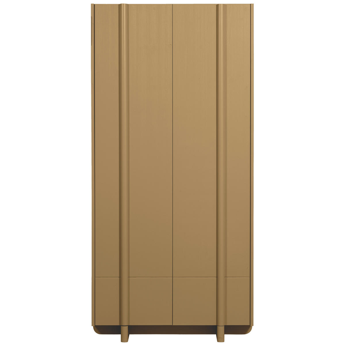 GARDEROBENSCHRANK Basu  in 101/210/46 cm  - Grün, Design, Holz (101/210/46cm) - Livetastic
