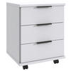 ROLLCONTAINER 52/40/38 cm  - Weiss/Schwarz, Design, Holzwerkstoff/Kunststoff (52/40/38cm) - Boxxx