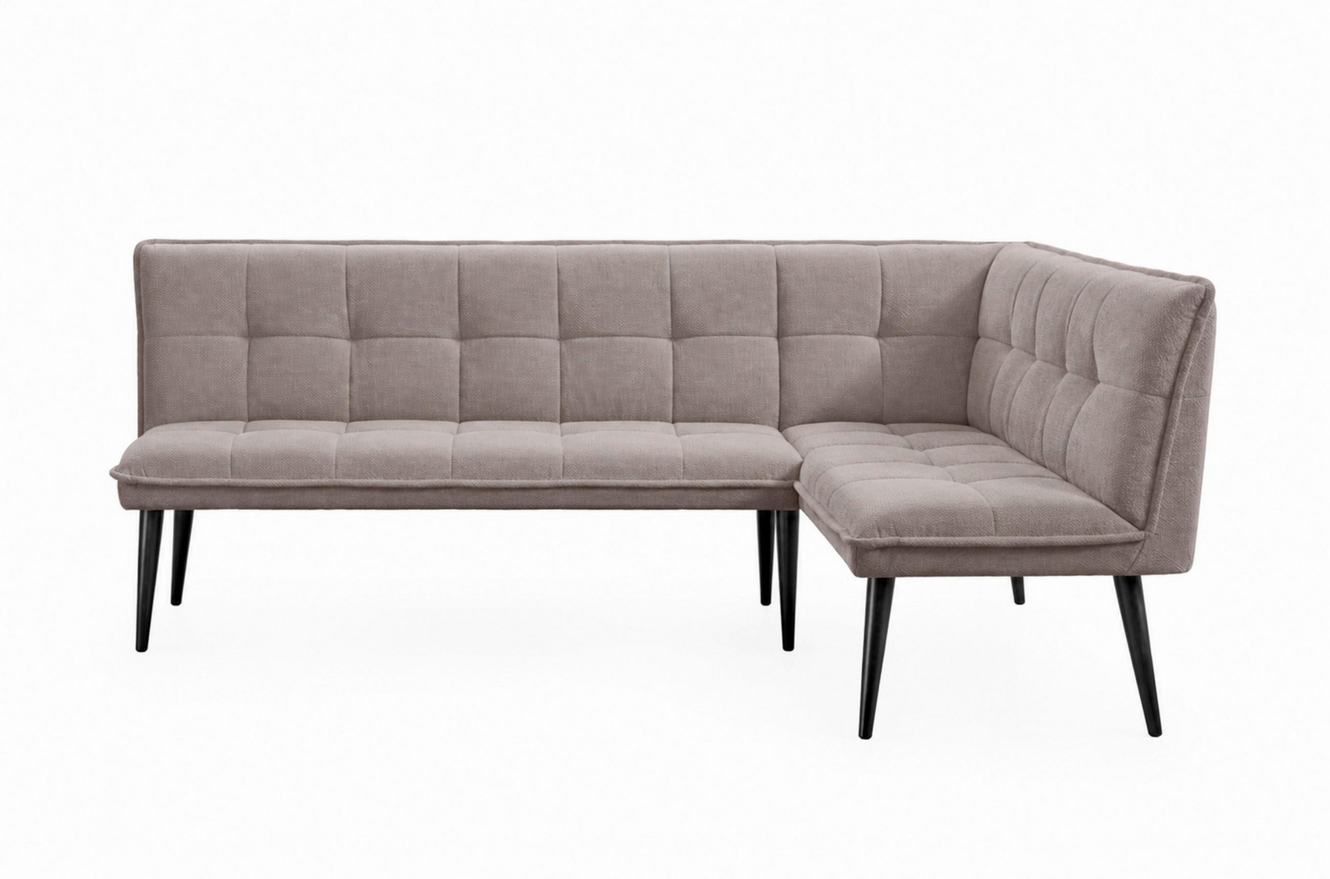KLUPA KUTNA  bež  drvo, tekstil, drvni materijal      - bež/crna, Moderno, drvni materijal/drvo (240/161cm) - Livetastic