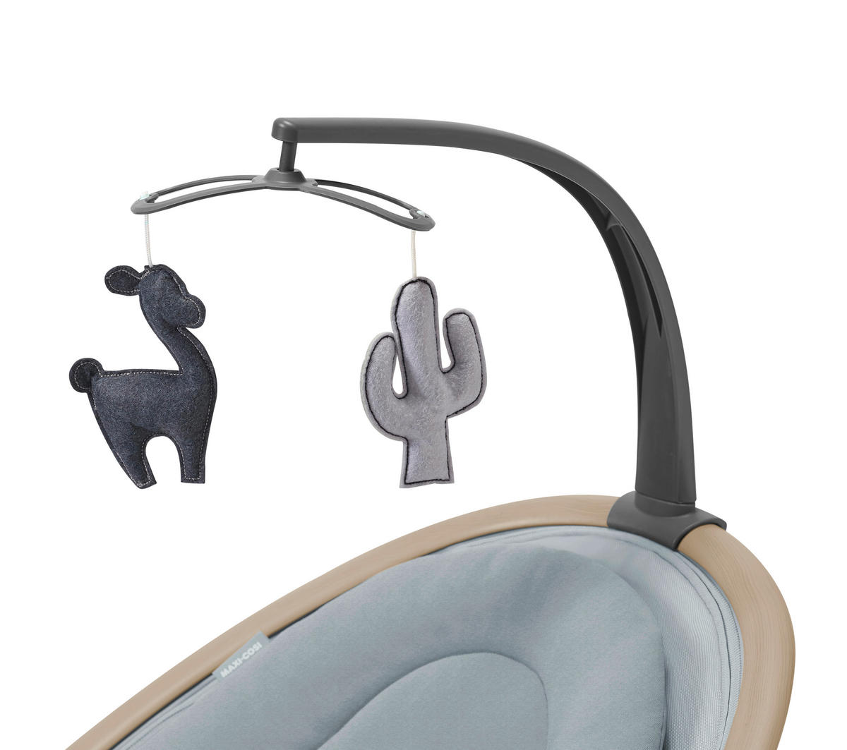 NJIHALICA  Cassia  - siva/crna, Osnovno, tekstil/metal (65/87,5/74cm) - Maxi-Cosi