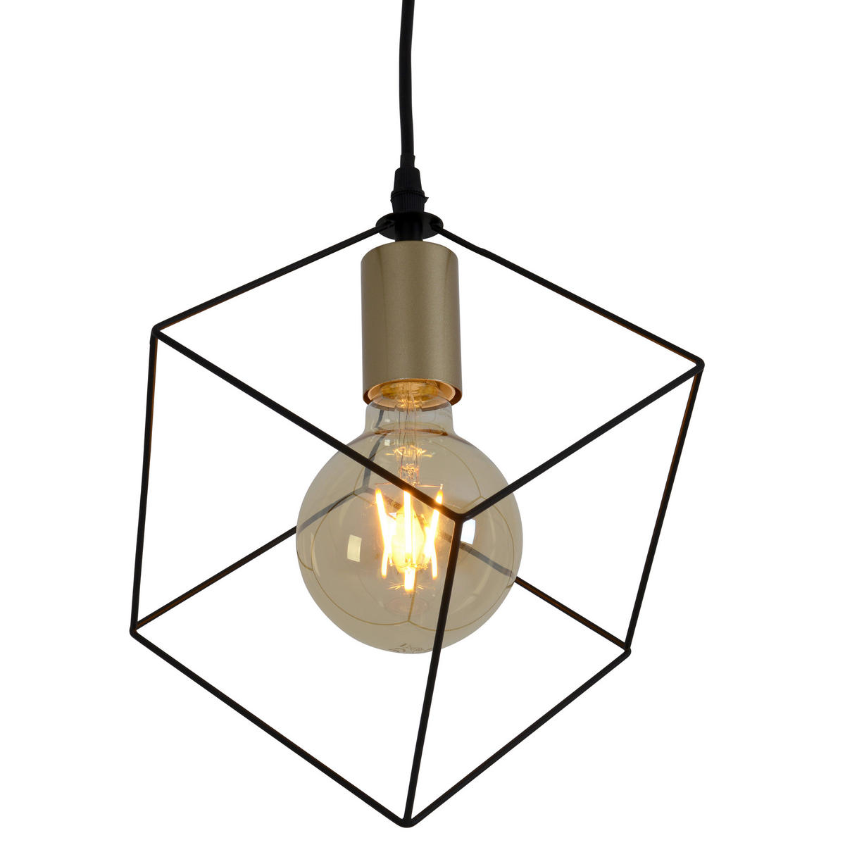 HÄNGELEUCHTE 16/118 cm   - Goldfarben, Design, Kunststoff/Metall (16/118cm) - Näve